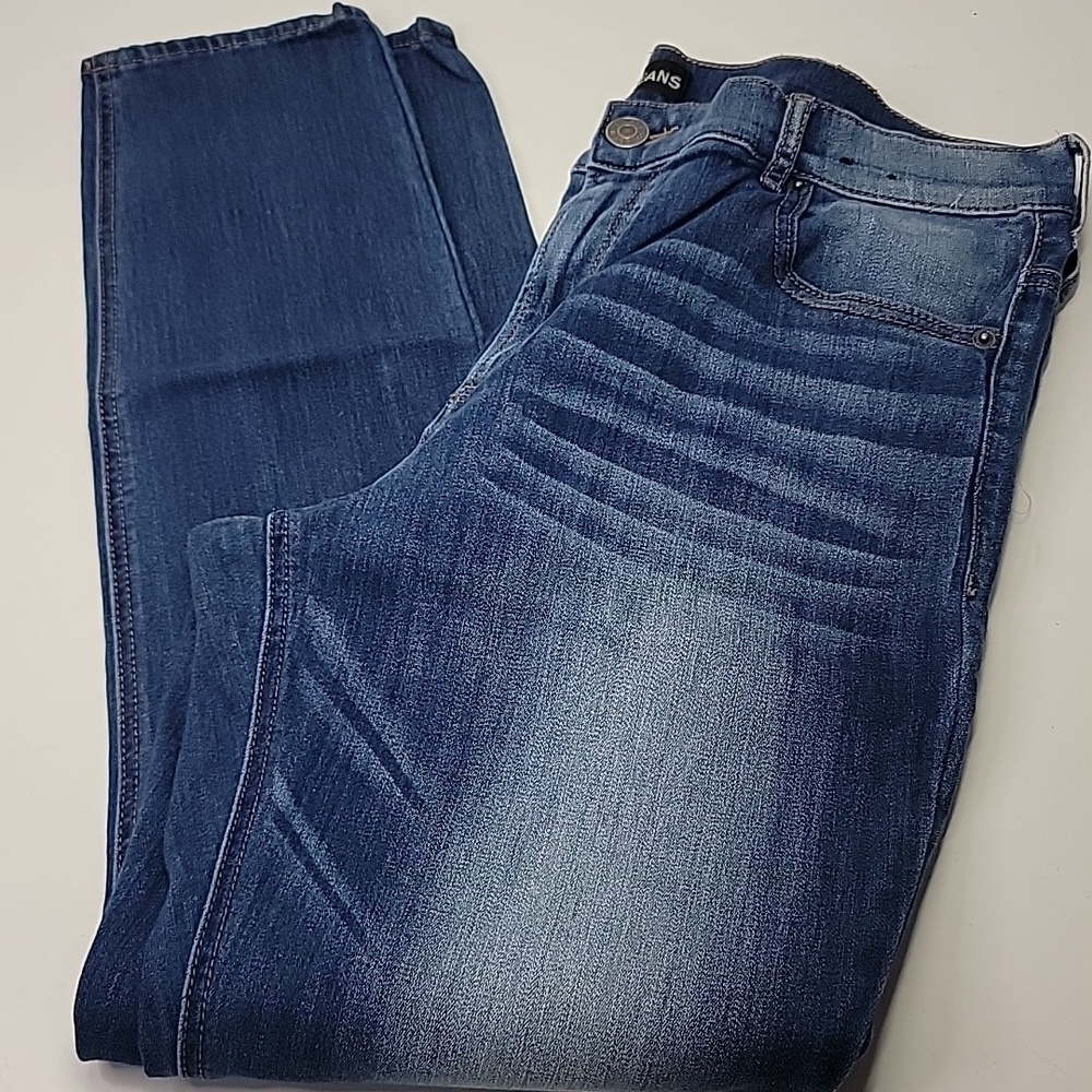 EXPRESS WMNS SZ 14 HIGH RISE LEGGINGS STRETCHY JEANS - Picture 10 of 12